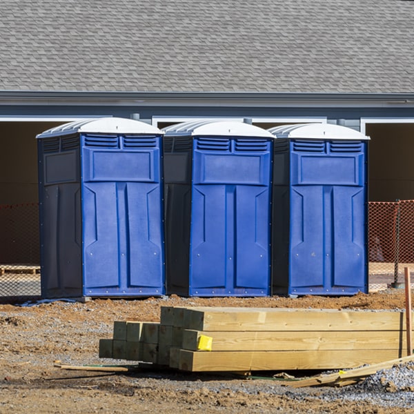 how often are the portable toilets cleaned and serviced during a rental period in Burns Harbor IN